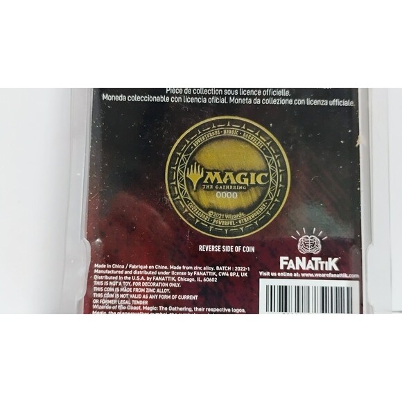 MAGIC THE GATHERING LIMITED EDITION COLLECTIBLE METAL COIN 2540/9995 - Picture 5 of 5